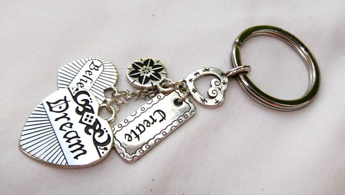 Portachiavi charm cuore - portachiavi,