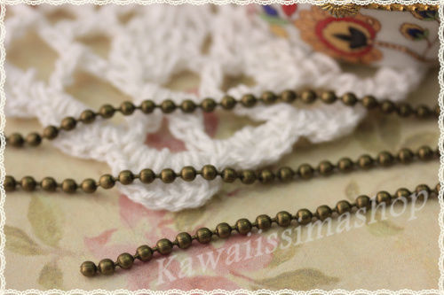 1mt catena pallini grandezza - catena,