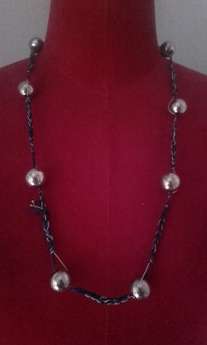 Collana catena uncinetto - , e