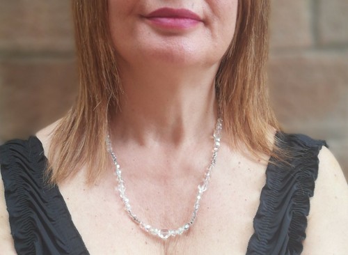 Collana perle cristallo - collana,