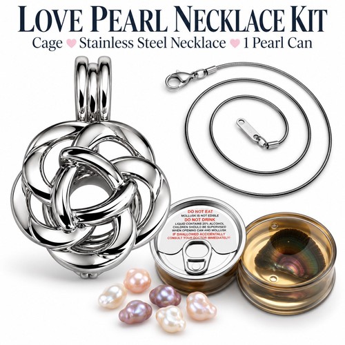 Collana gabbia perle - , nodo