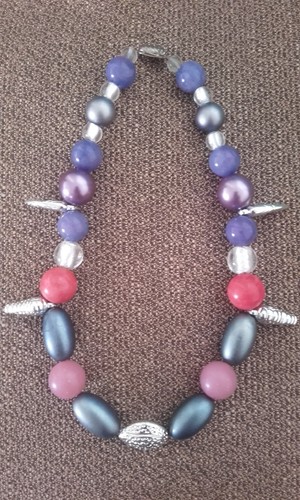 Collana vintage riciclo creare - collana,
