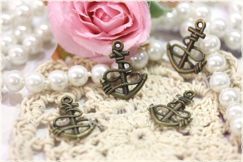 Charm ancora con fune - charm,